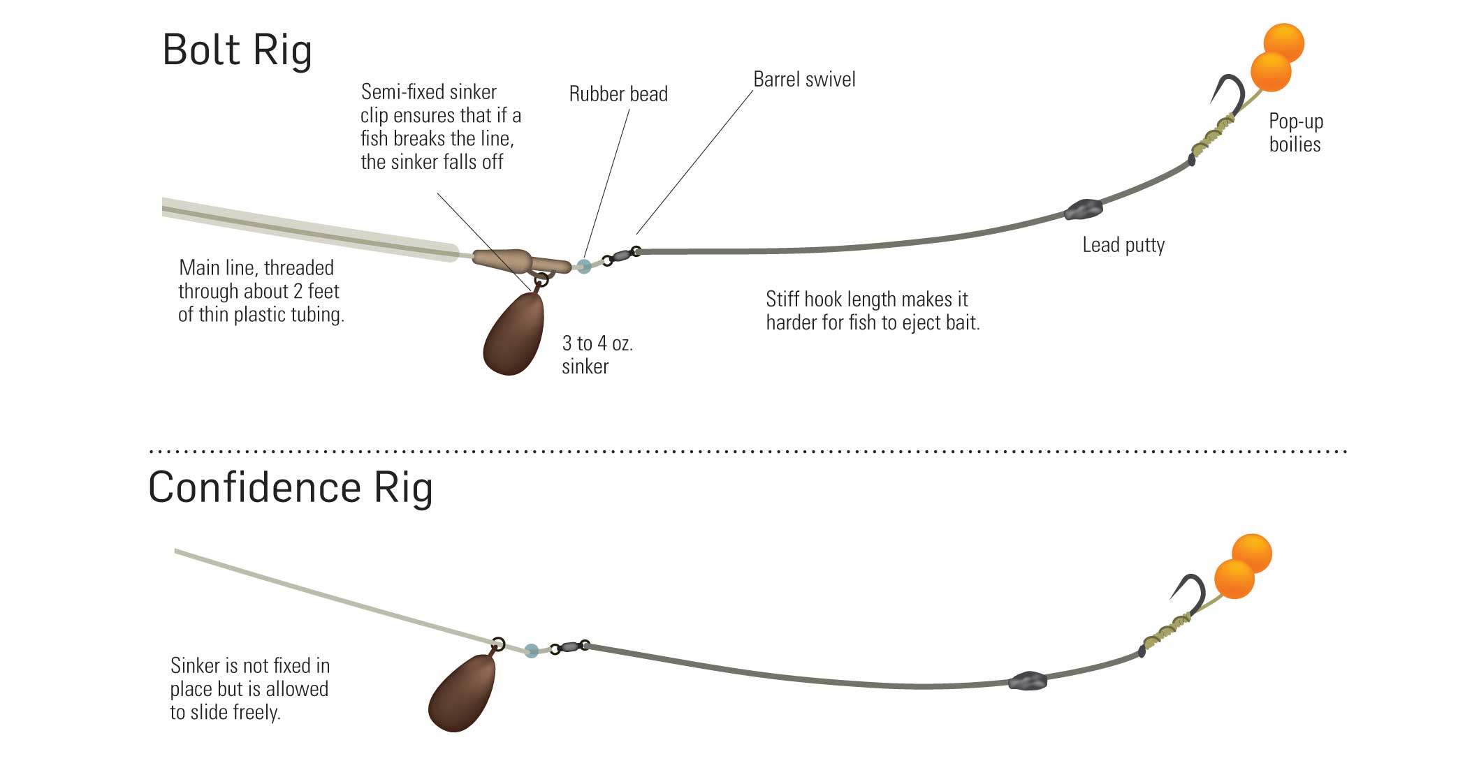 Carp advanced ledger rigs - Ontario OUT of DOORS