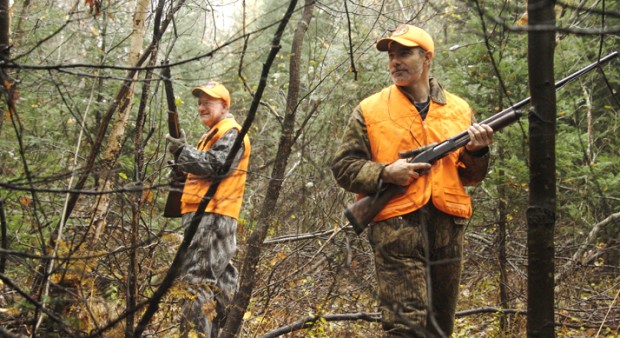 dogger - two hunters in thick woods