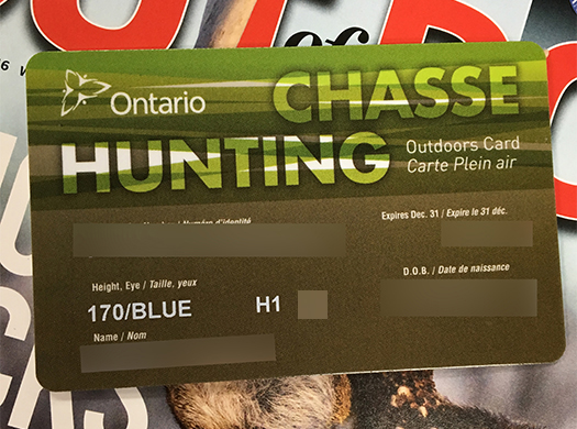 outdoors card