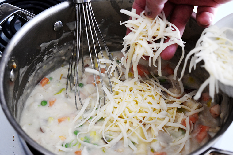 fish pies - filling